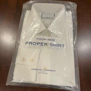 Charles Tyrwhitt Men's White Dress Shirt